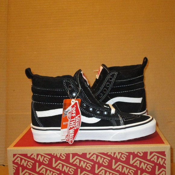 SOLD!! Vans SK8-Hi MTE (MTE) Black/True White 2 Women's 7 VN0A4BV7DX6 - Picture 7 of 11